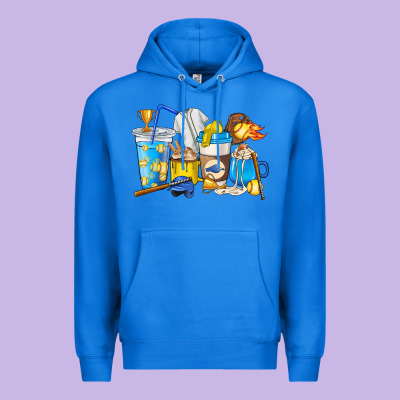 Softball Coffee Cups Premium Hoodie Designed By Howdyjamesfarm