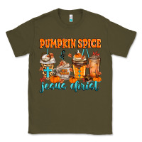 Army Green pumpkin spice jesus christ Classic Tee - MaliasSmallBusiness