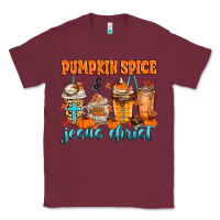 Burgundy pumpkin spice jesus christ Classic Tee - MaliasSmallBusiness