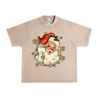 French Oak Christmas Santa Urban Heavy Tee - MaliasSmallBusiness