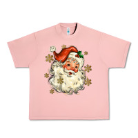Salmon Christmas Santa Urban Heavy Tee - MaliasSmallBusiness