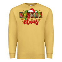 Antique Gold christmas nonnie claus Premium Sweatshirt - FaDigitalArtStudio