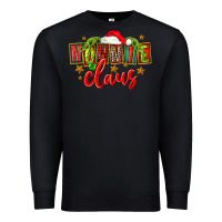 Black christmas nonnie claus Premium Sweatshirt - FaDigitalArtStudio