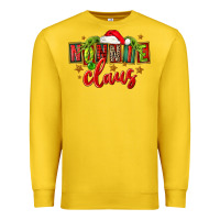 Lemon christmas nonnie claus Premium Sweatshirt - FaDigitalArtStudio