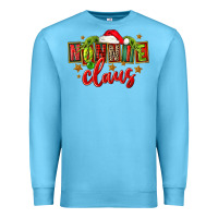 Ocean Blue christmas nonnie claus Premium Sweatshirt - FaDigitalArtStudio