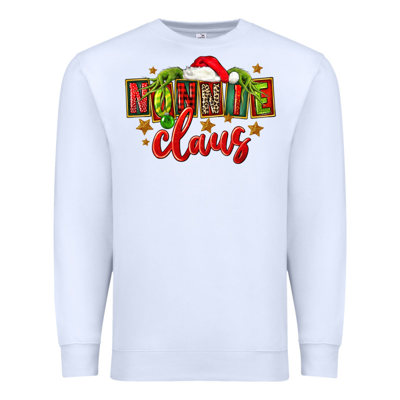 Christmas Nonnie Claus Premium Sweatshirt by FaDigitalArtStudio | Teevron