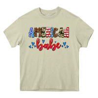 Mossy American babe Heavy Core Tee - AdoDesignShop