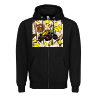 Black softball crusher Zipper Hoodie - TumblerDesignByShophia