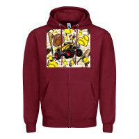 Burgundy softball crusher Zipper Hoodie - TumblerDesignByShophia
