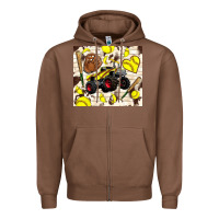Chestnut softball crusher Zipper Hoodie - TumblerDesignByShophia
