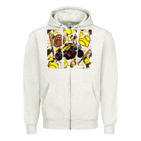 Oatmeal Heather softball crusher Zipper Hoodie - TumblerDesignByShophia