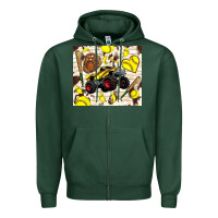 Sports Green softball crusher Zipper Hoodie - TumblerDesignByShophia