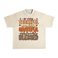 Sandshell so very thankful incredibly grateful unbelievably Urban Heavy Tee - MaliasSmallBusiness