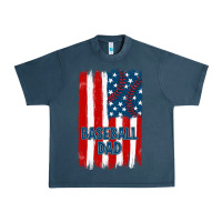 Midnight Navy baseball dad american flag Urban Heavy Tee - JahusDesignShop