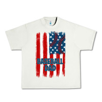 Pistachio baseball dad american flag Urban Heavy Tee - JahusDesignShop
