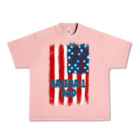 Salmon baseball dad american flag Urban Heavy Tee - JahusDesignShop