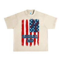 Sandshell baseball dad american flag Urban Heavy Tee - JahusDesignShop