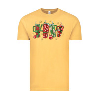 Vintage Mustard Christmas cups Vintage Tee - MaliasSmallBusiness