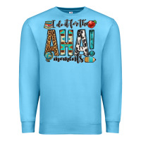 Ocean Blue i do it for the aha moments teacher Premium Sweatshirt - OliviaCreatesArt