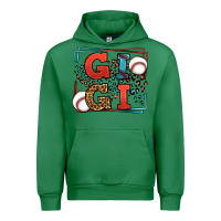 Emerald Baseball gigi leopard frame Urban Hoodie - LillyAllenDesigns
