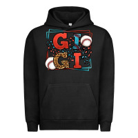 Pigment Black Baseball gigi leopard frame Urban Hoodie - LillyAllenDesigns