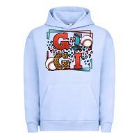 Pigment Grape Ice Baseball gigi leopard frame Urban Hoodie - LillyAllenDesigns
