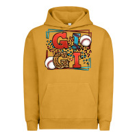 Pigment Peanut Butter Baseball gigi leopard frame Urban Hoodie - LillyAllenDesigns