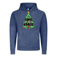 Vintage Denim oh come let us adore him christmas tree Vintage Hoodie - MaliasSmallBusiness