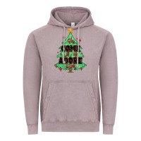Vintage Zinc oh come let us adore him christmas tree Vintage Hoodie - MaliasSmallBusiness