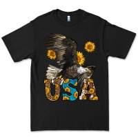 Black Western Usa Eagle Premium Tee - LillyAllenDesigns