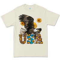 Bone Western Usa Eagle Premium Tee - LillyAllenDesigns