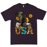 Plum Western Usa Eagle Premium Tee - LillyAllenDesigns