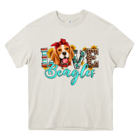 Cream love beagles Heavy Core Tee - Artiststas