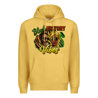 Antique Gold Black history Premium Hoodie - HowdyJamesFarm