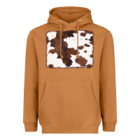 Meerkat Brown Cowhide Background Heavyweight Hoodie - CowCowDesign