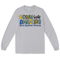 Moon Dust down right amazing down syndrome awareness Long Sleeve Tee - Artiststas