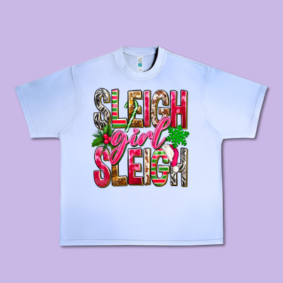 Sleigh Girl Sleigh Urban Heavy Tee Designed By Nancycooperartshop