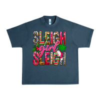 Midnight Navy Sleigh girl sleigh Urban Heavy Tee - NancyCooperArtShop