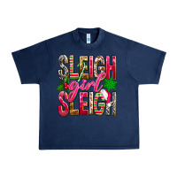 Navy Sleigh girl sleigh Urban Heavy Tee - NancyCooperArtShop