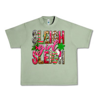 Oil Green Sleigh girl sleigh Urban Heavy Tee - NancyCooperArtShop