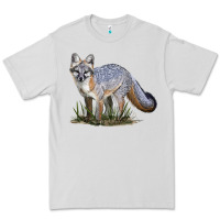 Dove Grey Gray Fox Premium Tee - LillyAllenDesigns