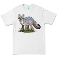 White Gray Fox Premium Tee - LillyAllenDesigns