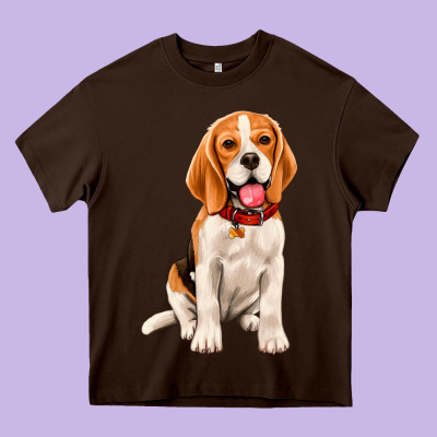 Beagle Heavy Core Tee Designed By Artiststas