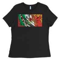 Mexico Flag Cowhide Leopard Sunflower And Roses Licanse  Plate Ladies Tee | Teevron
