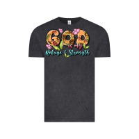 Vintage Black god is my refuge and strength Vintage Tee - MaliasSmallBusiness