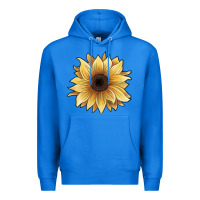 True Royal watercolor sunflower Premium Hoodie - JahusDesignShop