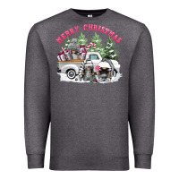 Charcoal Heather merry christmas gnomies Premium Sweatshirt - FaDigitalArtStudio