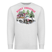 Oatmeal Heather merry christmas gnomies Premium Sweatshirt - FaDigitalArtStudio