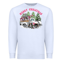 White merry christmas gnomies Premium Sweatshirt - FaDigitalArtStudio