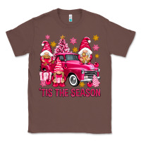 Chestnut Tis' the season pink Christmas gnomes truck Classic Tee - NancyCooperArtShop